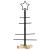 Pom de Crăciun din metal Negru 60 cm Oțel vopsit în pulbere GartenMobel Dekor