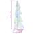 Brad de Crăciun cu 100 LED Multicolour 120 cm Acril GartenMobel Dekor