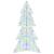 Brad de Crăciun cu 160 LED Multicolour 150 cm Acril GartenMobel Dekor