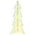 Brad de Crăciun cu 100 LED Alb cald 120 cm PET GartenMobel Dekor