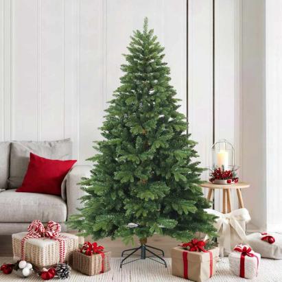 Brad de Crăciun artificial cu ramuri articulare Verde 180 cm GartenMobel Dekor