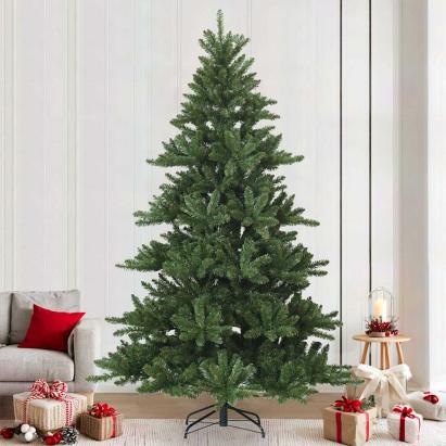 Brad de Crăciun artificial cu ramuri articulare Verde 240 cm GartenMobel Dekor