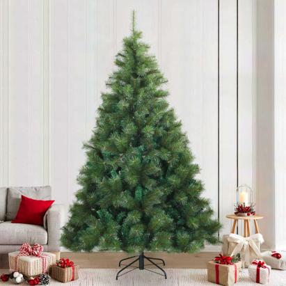 Brad de Crăciun artificial cu ramuri articulare Verde 240 cm GartenMobel Dekor