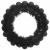 Coronite cu bile de Craciun 2 pcs Negru 33 x 33 x 7 cm GartenMobel Dekor