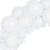 Coronite cu bile de Craciun 2 pcs Alb 33 x 33 x 7 cm Polistiren GartenMobel Dekor