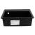 Chiuveta de bucatarie Elefant Premium SHERLIT, Negru metalic 600x500 mm Innovative ReliableTools