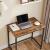 VASAGLE Birou PC compact, stil industrial, PAL si cadru metalic, 80x50x76 cm, maro rustic Household NewTrend