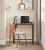 VASAGLE Birou PC compact, stil industrial, PAL si cadru metalic, 80x50x76 cm, maro rustic Household NewTrend