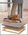 FEANDREA Ansamblu de joaca pisici, 4 niveluri, stalpi sisal, cos, vizuina si placa de zgariat, 46x41x135 cm, gri deschis Household NewTrend