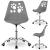 Scaun birou ergonomic, cu sezut din spuma, reglabil pe inaltime, maxim 120 kg, 90x49x48 cm, gri Household NewTrend
