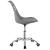 Scaun birou ergonomic, cu sezut din spuma, reglabil pe inaltime, maxim 120 kg, 90x49x48 cm, gri Household NewTrend