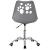 Scaun birou ergonomic, cu sezut din spuma, reglabil pe inaltime, maxim 120 kg, 90x49x48 cm, gri Household NewTrend
