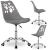 Scaun birou ergonomic, cu sezut din spuma, reglabil pe inaltime, maxim 120 kg, 90x49x48 cm, gri Household NewTrend