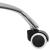 Scaun birou ergonomic, cu sezut din spuma, reglabil pe inaltime, maxim 120 kg, 90x49x48 cm, gri Household NewTrend