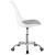 Scaun birou ergonomic, cu sezut din spuma, reglabil pe inaltime, maxim 120 kg, 90x49x48 cm, alb si gri Household NewTrend