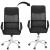 Scaun birou reglabil, ergonomic, cu spatar din microplasa respirabila si baza metalica cromata, 117x58x60 cm, negru Household NewTrend