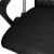 Scaun birou reglabil, ergonomic, cu spatar din microplasa respirabila si baza metalica cromata, 117x58x60 cm, negru Household NewTrend