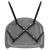 Scaun living tapitat, design modern, catifea, picioare metalice, 85x52x46 cm, gri Household NewTrend