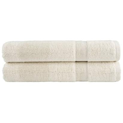 Prosoape de saună premium SOLUND 2 buc. crem 80x200 cm 600 gsm GartenMobel Dekor
