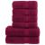 Set de prosoape premium SOLUND, 6 piese, bordo, 600 g/m² GartenMobel Dekor