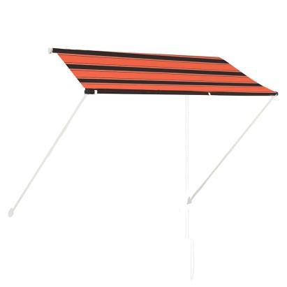 Copertină retractabilă, portocaliu și maro, 250 x 150 cm GartenMobel Dekor