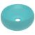 Chiuvetă baie lux verde deschis mat 40x15 cm ceramică rotund GartenMobel Dekor