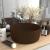 Chiuvetă de baie lux maro închis mat 40x15 cm ceramică rotund GartenMobel Dekor