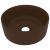Chiuvetă de baie lux maro închis mat 40x15 cm ceramică rotund GartenMobel Dekor