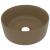 Chiuvetă baie lux, crem mat, 40x15 cm, ceramică, rotund GartenMobel Dekor