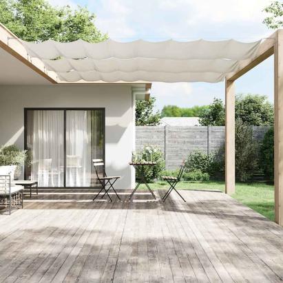 Copertină verticală, alb, 100x800 cm, țesătură Oxford GartenMobel Dekor