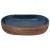 Lavoar de blat, maro și albastru, 59x40x14 cm, ceramică, oval GartenMobel Dekor