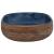 Lavoar de blat, maro și albastru, 59x40x14 cm, ceramică, oval GartenMobel Dekor