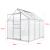 Sera gradina Oisterwijk 190 x 190 x 195 cm policarbonat transparent [en.casa] HausGarden Leisure