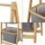 Raft pliabil tip scara Varnamo bambus cu 2 cosuri depozitare [en.casa] HausGarden Leisure