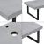 Blat pentru lavoar ABBR-78xxB cu suport metalic beton inchis negru mat [neu.haus] HausGarden Leisure