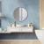 Oglinda de perete rotunda Modugno 60 cm argintiu [en.casa] HausGarden Leisure