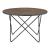 Masuta cafea Goskamark forma rotunda efect lemn nuanta inchisa [en.casa] HausGarden Leisure