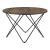 Masuta cafea Goskamark forma rotunda efect lemn nuanta inchisa [en.casa] HausGarden Leisure