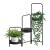 Suport plante Vrasene cu 3 tavite 75 x 68 x 20 cm negru [en.casa] HausGarden Leisure