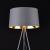Lampa podea Manchester 150 cm 1 x E27 gri/auriu [lux.pro] HausGarden Leisure