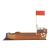 Lada nisip forma vaporas pirati Mestia 136 x 193 x 94 cm brad [en.casa] HausGarden Leisure