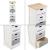 Comoda Salo WMG lemn Paulownia cu 6 sertare [en.casa] HausGarden Leisure