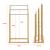 Suport bambus prosoape Porsanger 84 cm cu 3 bare natur [en.casa] HausGarden Leisure