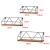 Raft de perete Kolding set 3 bucati masuri diferite [en.casa] HausGarden Leisure