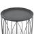 Masute cafea Franta set 2 bucati masuri diferite [en.casa] HausGarden Leisure