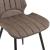 Set patru bucati scaune design Norica DBW 77 x 57,5 x 46 cm  maro inchis [en.casa] HausGarden Leisure
