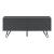 Comoda Bollebygd DG cu 2 usi Push-Open gri inchis/negru [en.casa] HausGarden Leisure