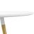 [en.casa]® Masa design rotund - ø 80 cm 3 persoane -  alba HausGarden Leisure