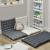 Perna podea Delia HG 120 x 60 cm gri deschis [en.casa] HausGarden Leisure