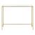 Masa consola Alajarvi G 100 x 35 x 80 cm otel/sticla auriu [en.casa] HausGarden Leisure